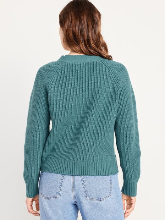 Shaker-Stitch Cardigan