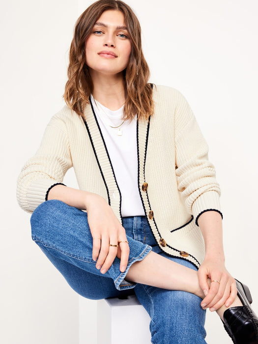Relaxed Cardigan Sweater