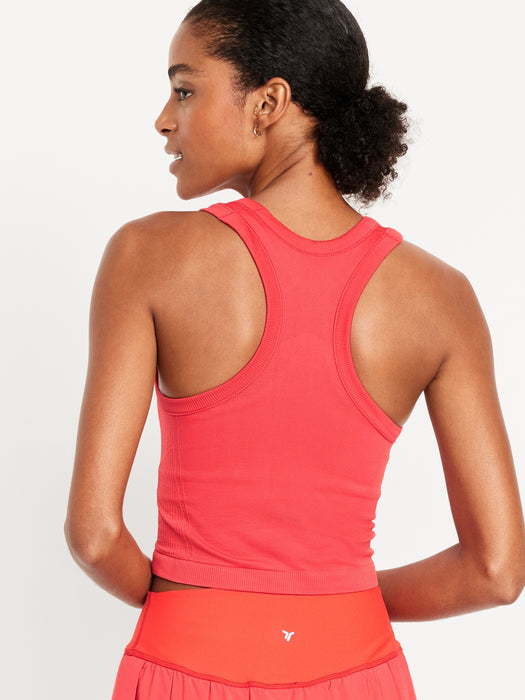 Seamless Crop Performance Tank Top