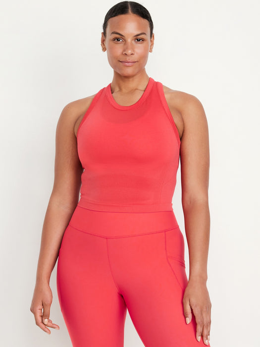 Seamless Crop Performance Tank Top