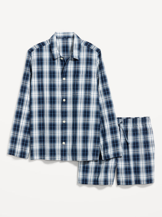 Poplin Pajama Short Set