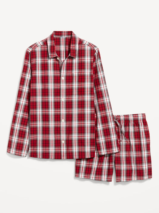 Poplin Pajama Short Set