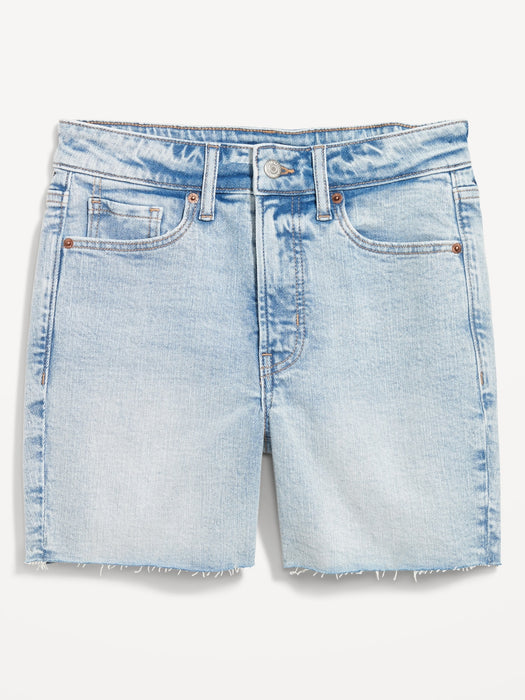 High-Waisted OG Jean Cut-Off Shorts -- 5-inch inseam