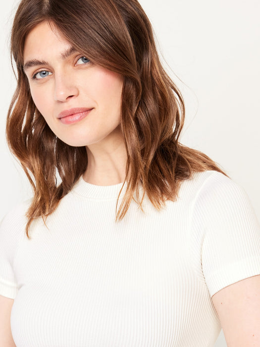 Exhale Seamless Fitted Rib T-Shirt