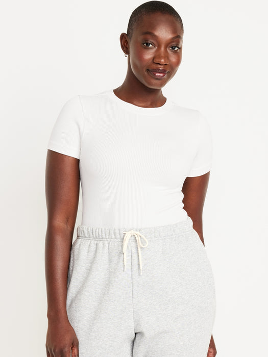 Exhale Seamless Fitted Rib T-Shirt