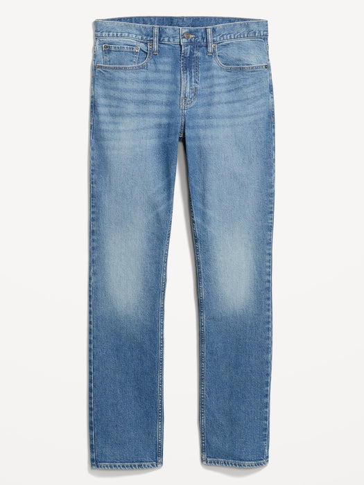 Straight Five-Pocket Built-In Flex Jeans