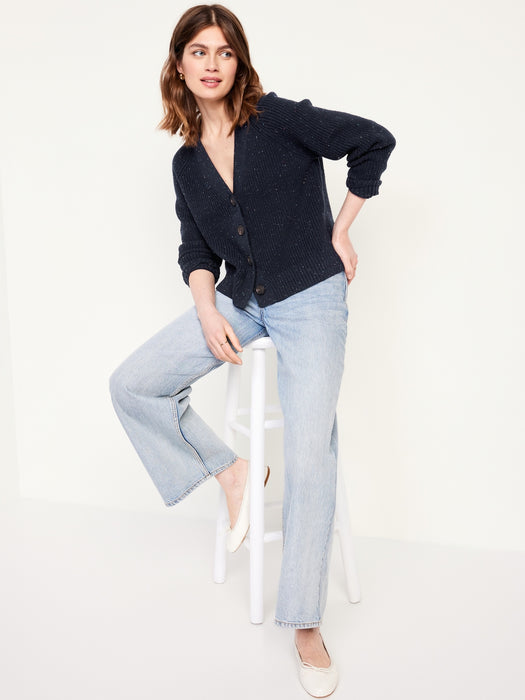 Shaker-Stitch Cardigan