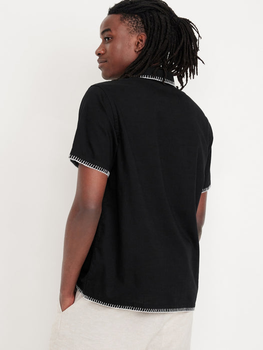 Short-Sleeve Camp Shirt