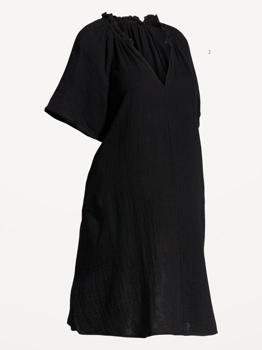 Maternity Short Sleeve Swing Dress
