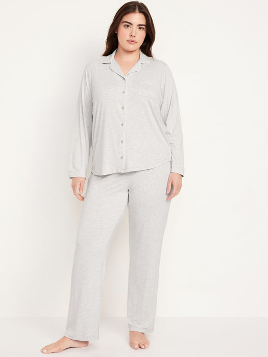 Knit Jersey Pajama Pant Set