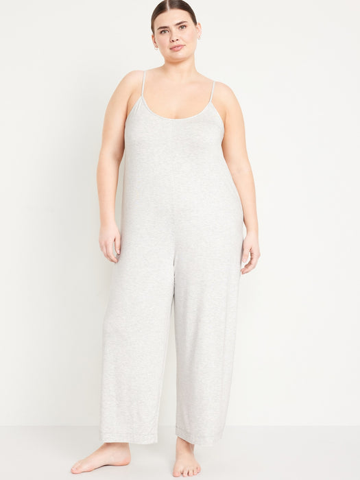 Knit Jersey Pajama Jumpsuit