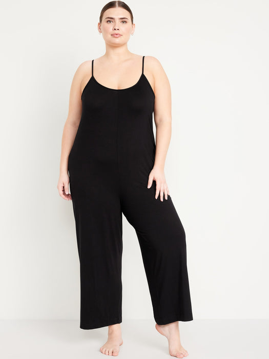 Knit Jersey Pajama Jumpsuit