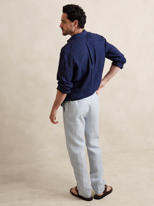 Corcoran European Linen Suit Pant