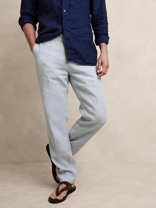 Corcoran European Linen Suit Pant