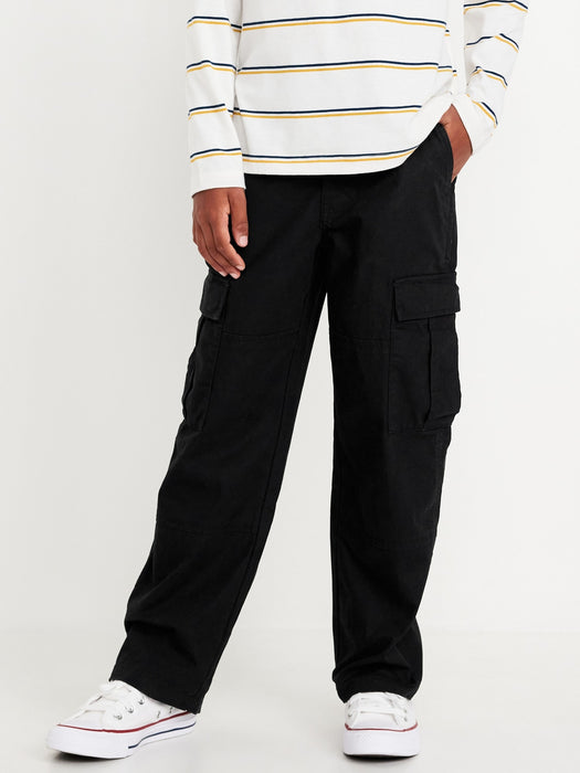 Baggy Non-Stretch Cargo Pants for Boys