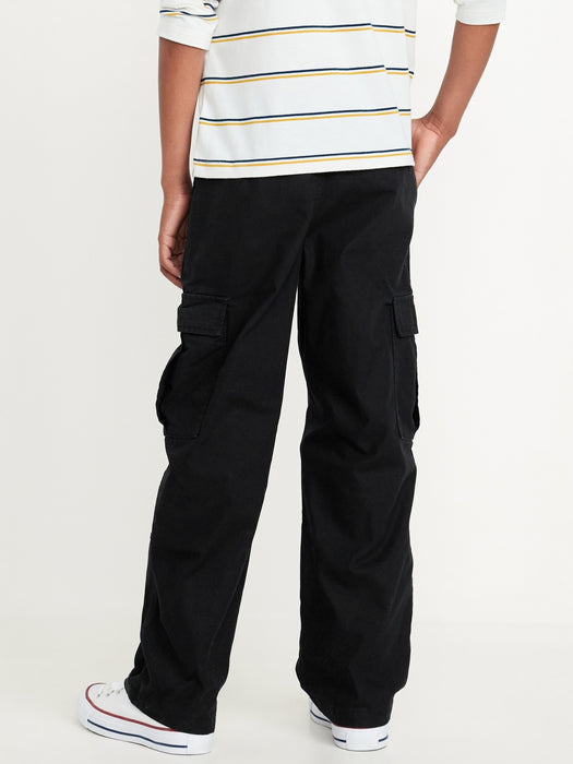Baggy Non-Stretch Cargo Pants for Boys