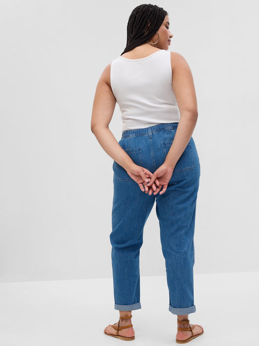 Mid Rise Denim Easy Jeans