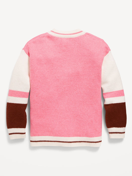 SoSoft Button-Front Cardigan Sweater for Girls