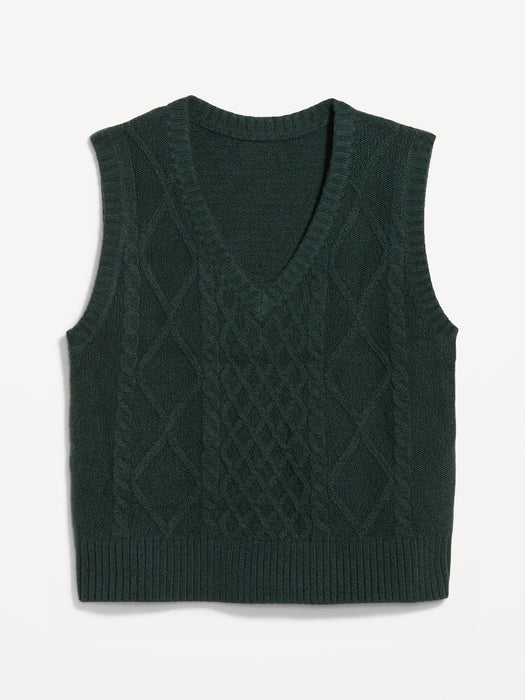 SoSoft Cable-Knit Vest