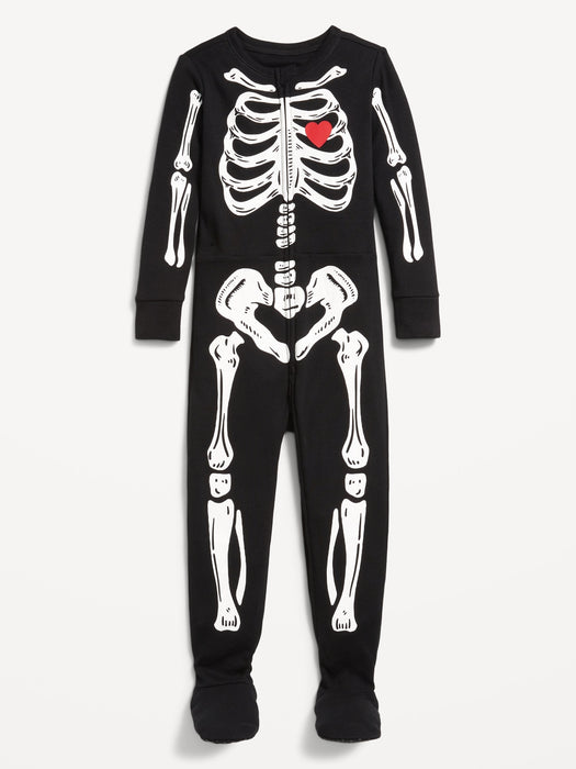 Snug-Fit Zip-Front Footed Pajama One-Piece for Toddler &amp; Baby