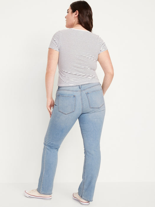 Mid-Rise Wow Boot-Cut Jeans