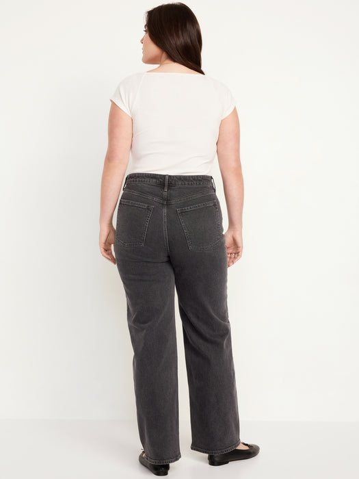 Extra High-Waisted Wide-Leg Jeans