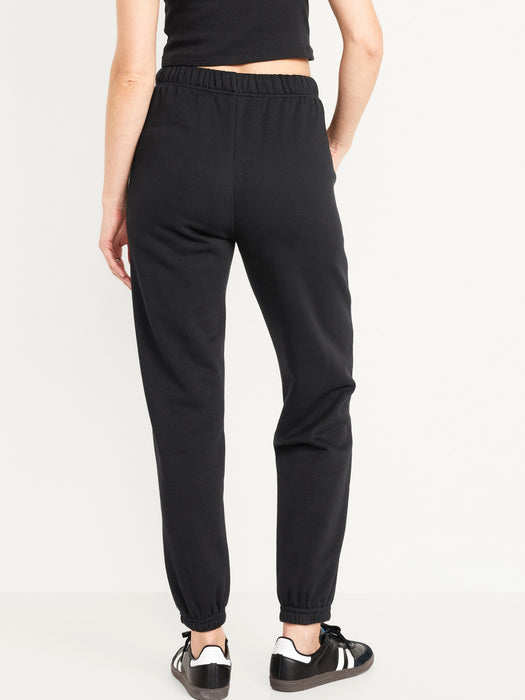 Sweatpants mit extra hoher Taille und Logo