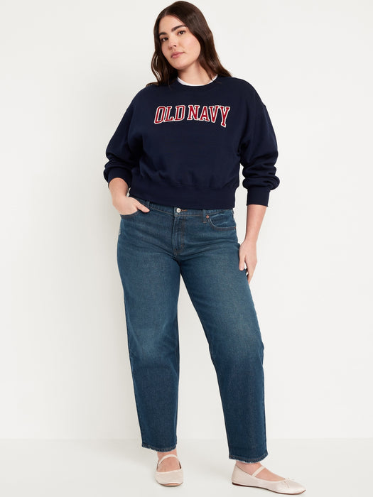 Mid-Rise Boyfriend Ankle Jeans