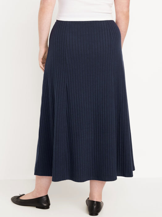 Cozy Ribbed Maxi Skirt