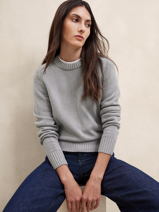 Demi Cotton-Silk Sweater