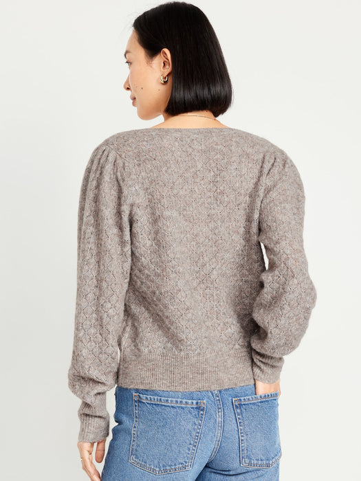 Pointelle Sweater