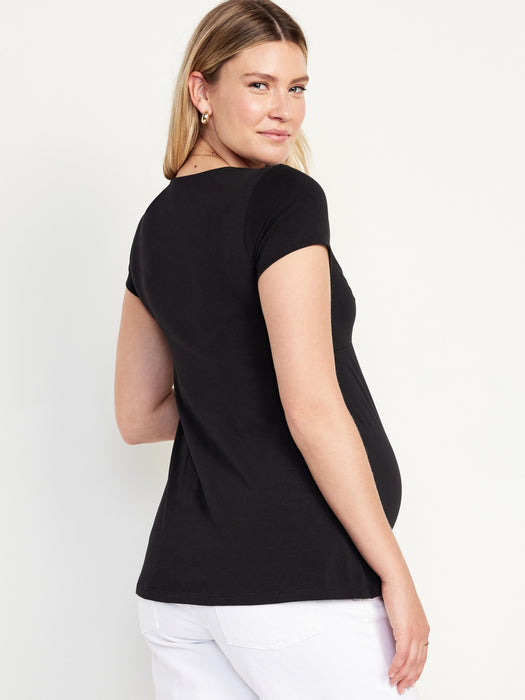 Maternity Twist-Front Top