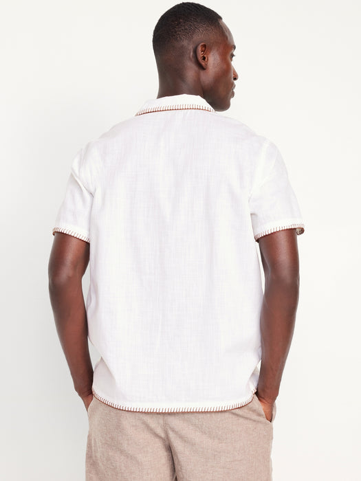 Short-Sleeve Camp Shirt