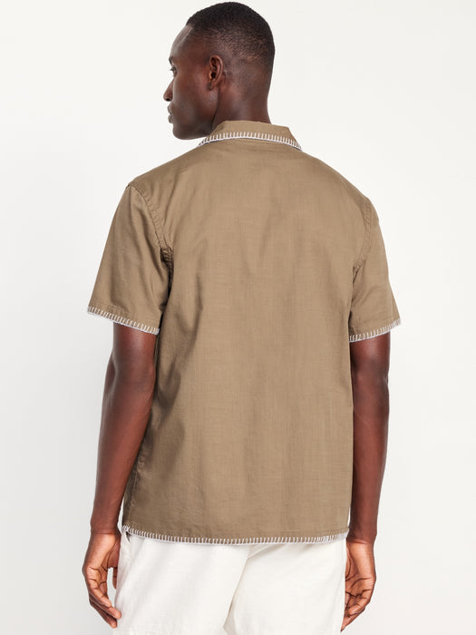 Short-Sleeve Camp Shirt