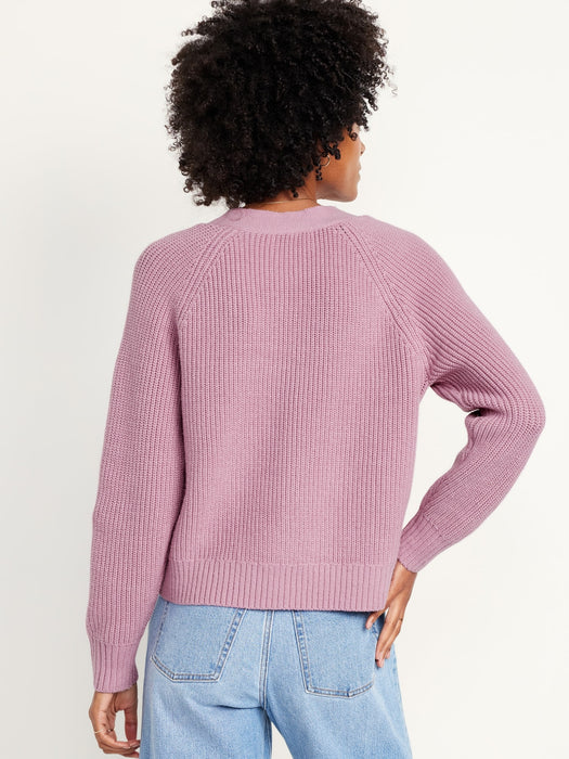 Shaker-Stitch Cardigan