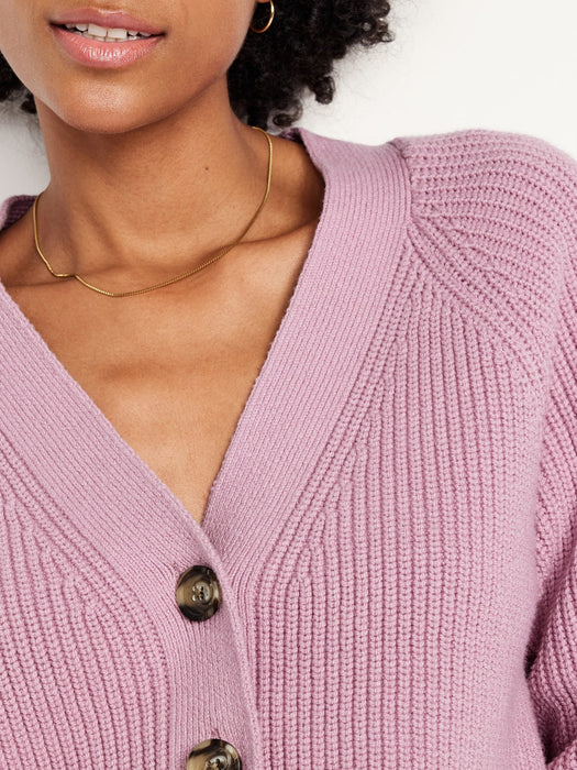 Shaker-Stitch Cardigan