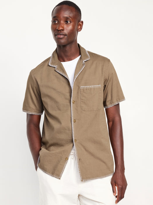 Short-Sleeve Camp Shirt