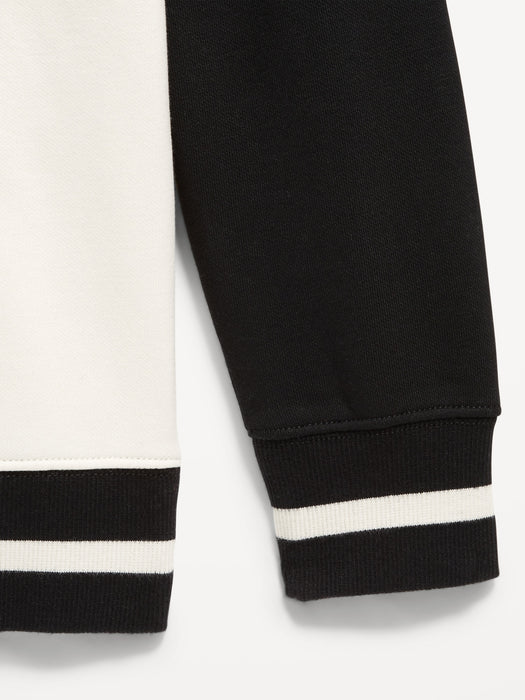 Oversized Long-Sleeve Crew-Neck Sweatshirt for Boys