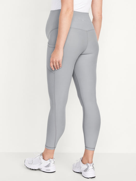 Maternity Full-Panel PowerSoft 7/8 Leggings