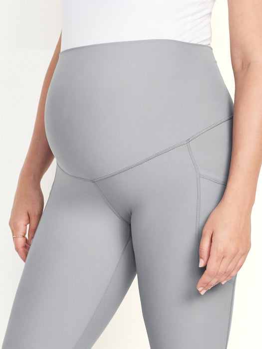 Maternity Full-Panel PowerSoft 7/8 Leggings