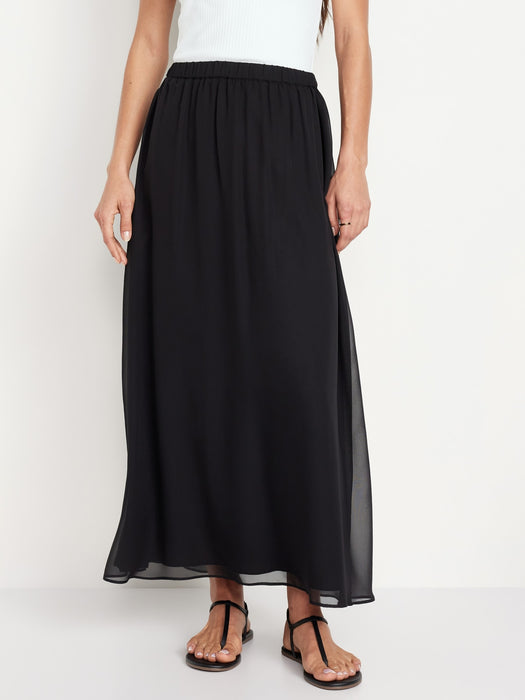 Chiffon Maxi Skirt