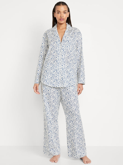 Poplin Pajama Pant Set
