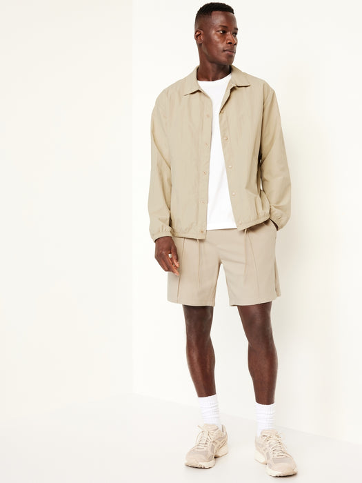 Water-Resistant Snap-Front Jacket