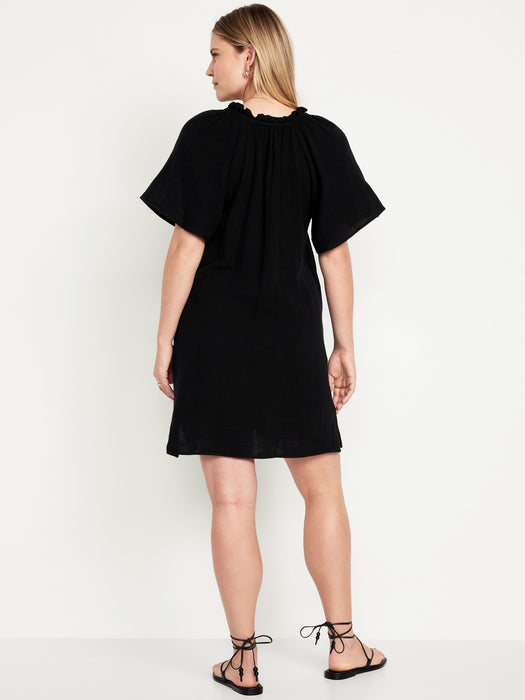 Maternity Short Sleeve Swing Dress