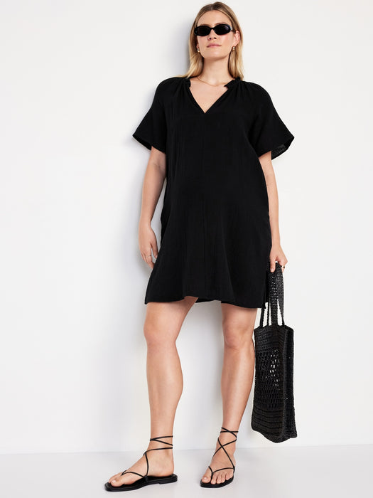 Maternity Short Sleeve Swing Dress
