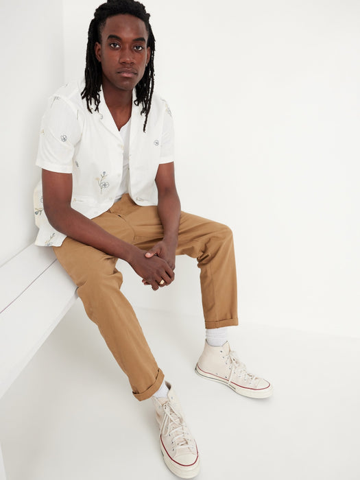 Short-Sleeve Floral Camp Shirt