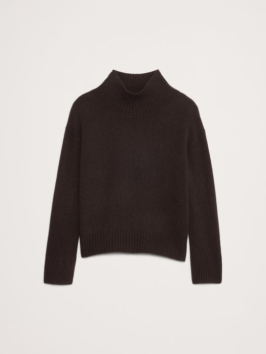 Oversized Midweight Cashmere Turtleneck Sweater