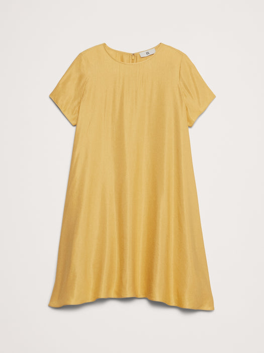 Aurelia Linen-Blend Mini Dress