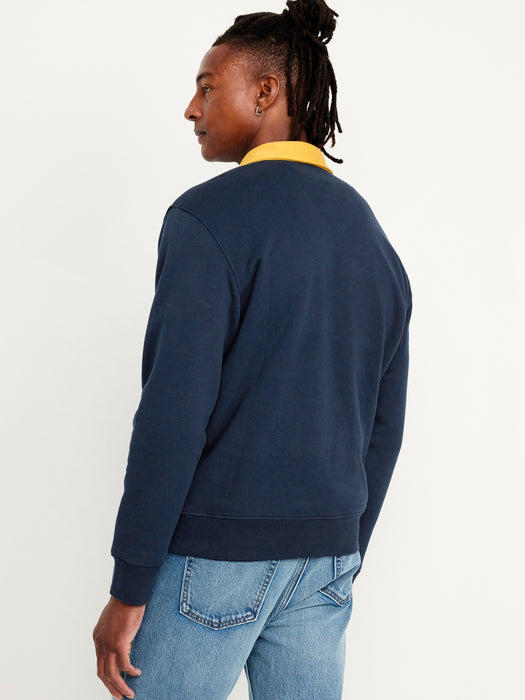 Quarter-Zip Fleece Polo