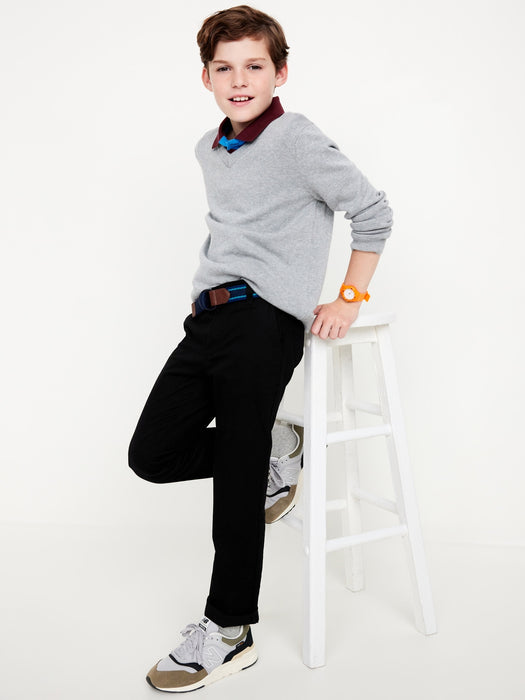 Slim School Uniform Chino Pants for Boys